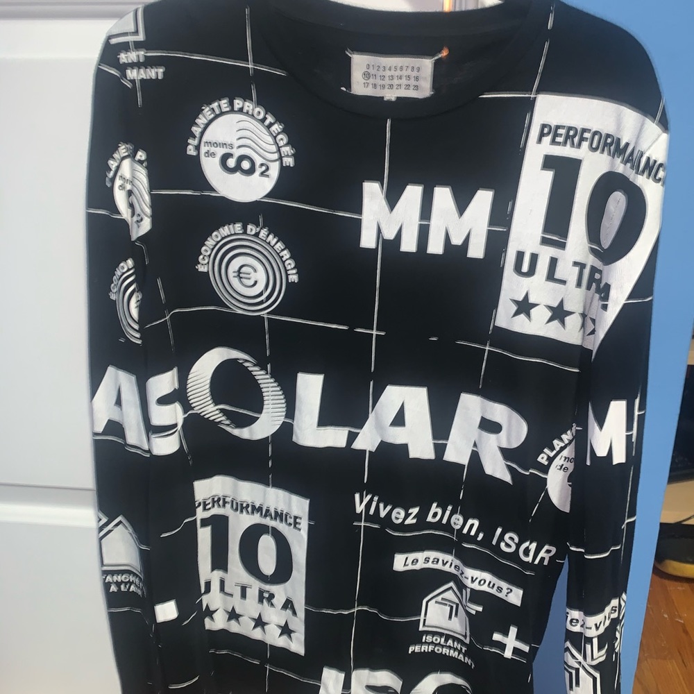 Maison Margiela Long-sleeve streetwear graphic